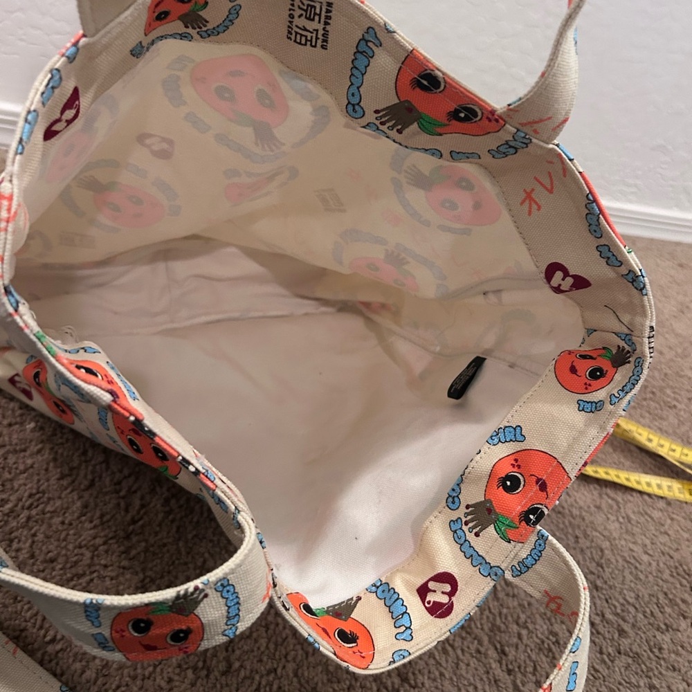 NWOT! Vintage Harajuku Lovers Canvas Tote Bag - Picture 3 of 7